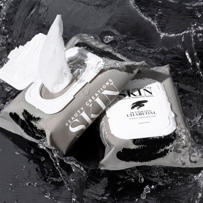 Beauty Creations Skin Charcoal Detoxifying Makeup Remover Wipes