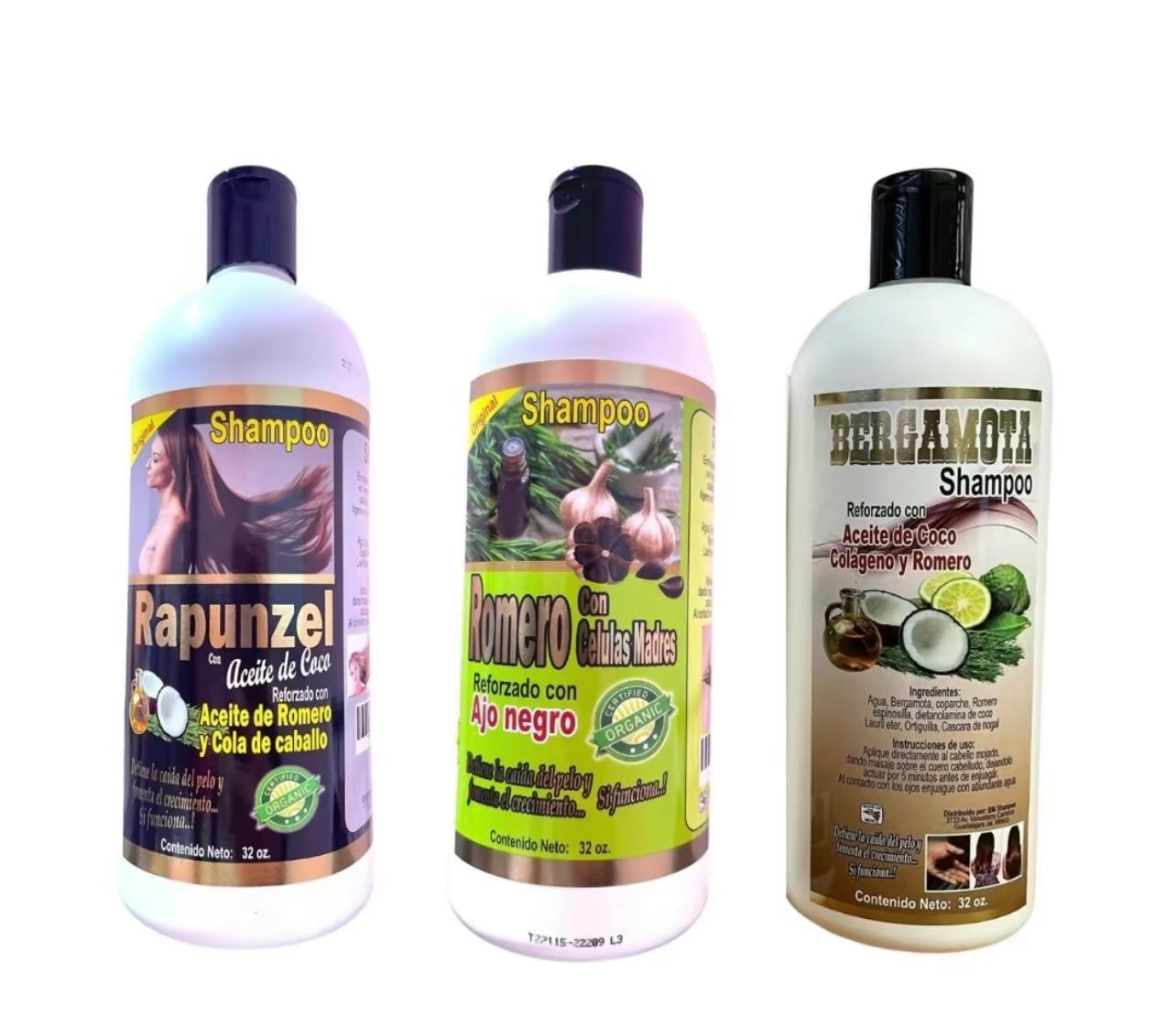 Rapunzel Organic Shampoo – Growth & Hydration