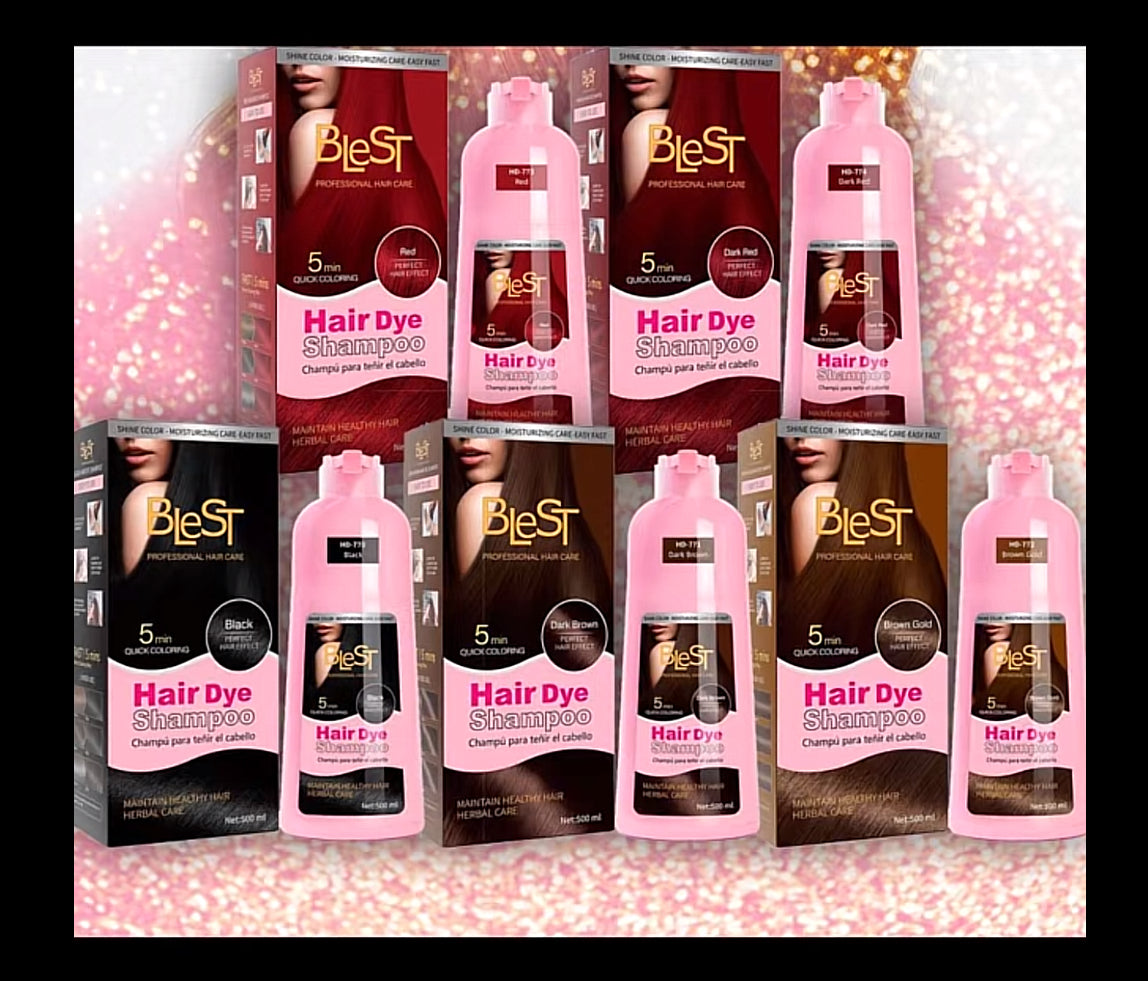 Blest Professional Hair Care - Brown Gold Hair Dye Shampoo