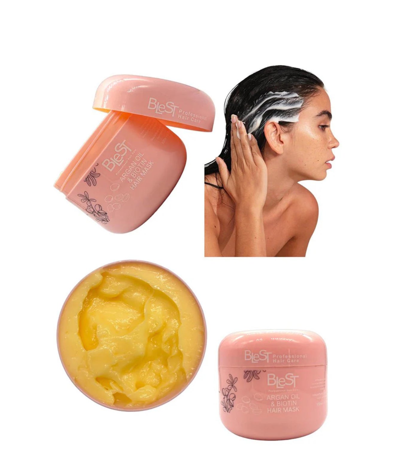 Blest Professional Hair Care - Argan Oil & Biotin Hair Mask