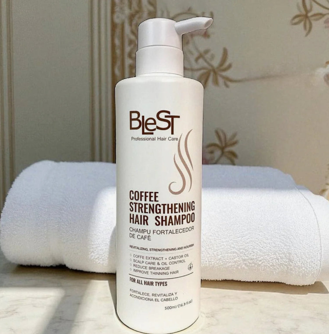 Blest Shampoo Cofee Strengthening Hair