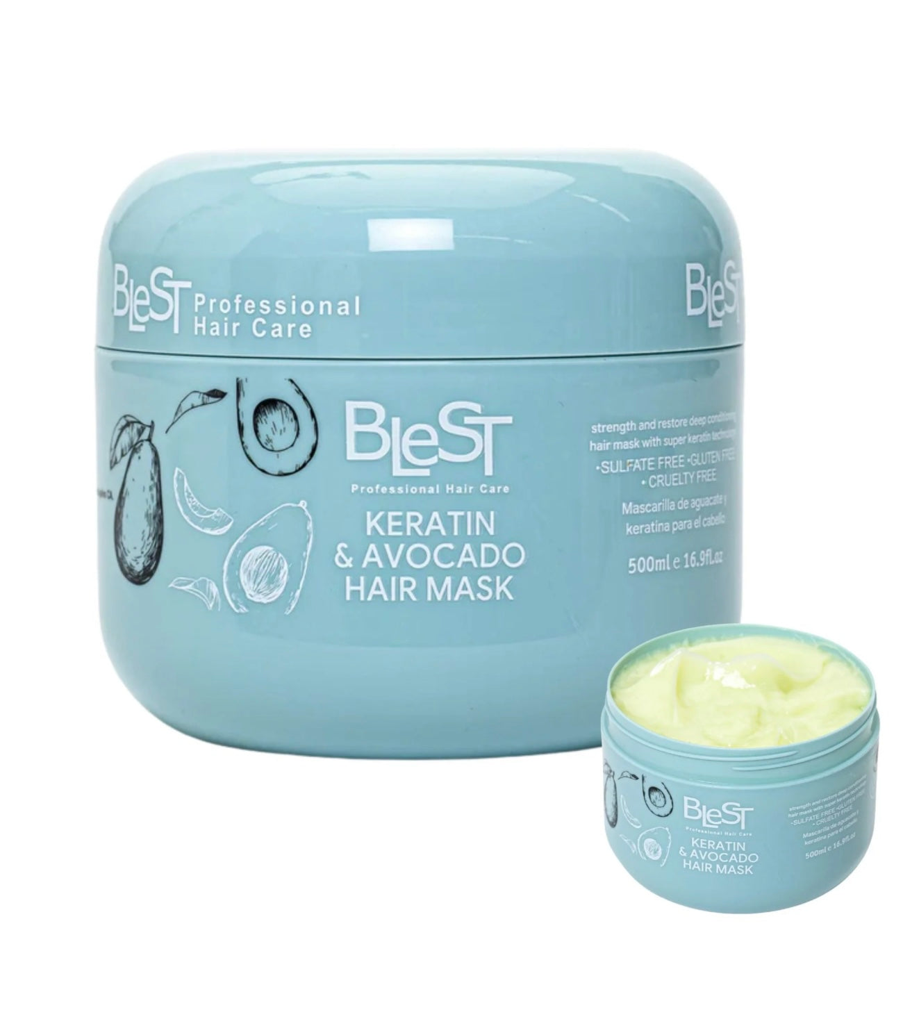 Blest Professional Hair Care - Keratin & Avocado Hair Mask
