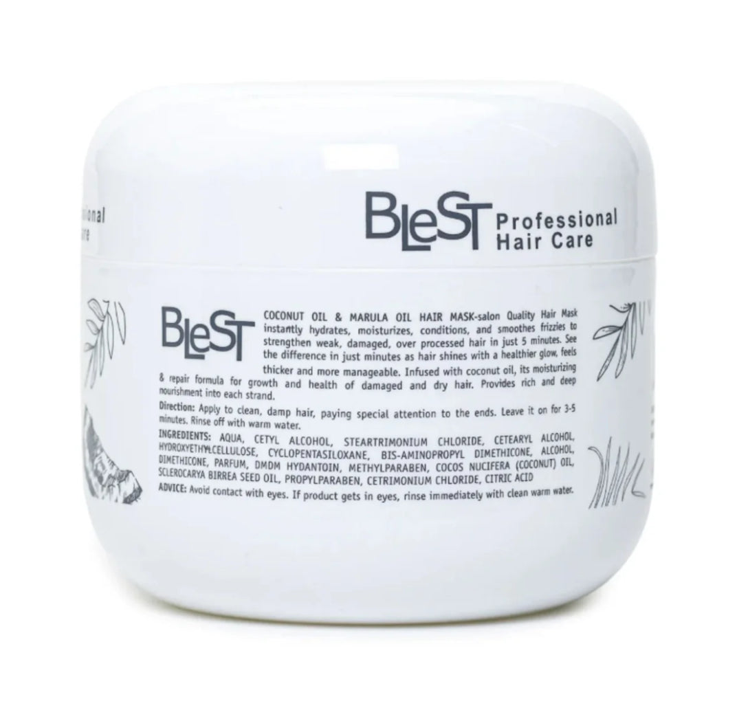 Blest Professional Hair Care - Coconut Oil & Marula Oil Hair Mask