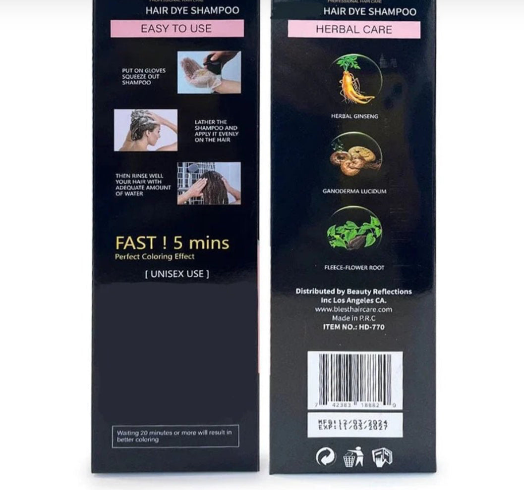 Blest Professional Hair Care - Red Hair Dye Shampoo