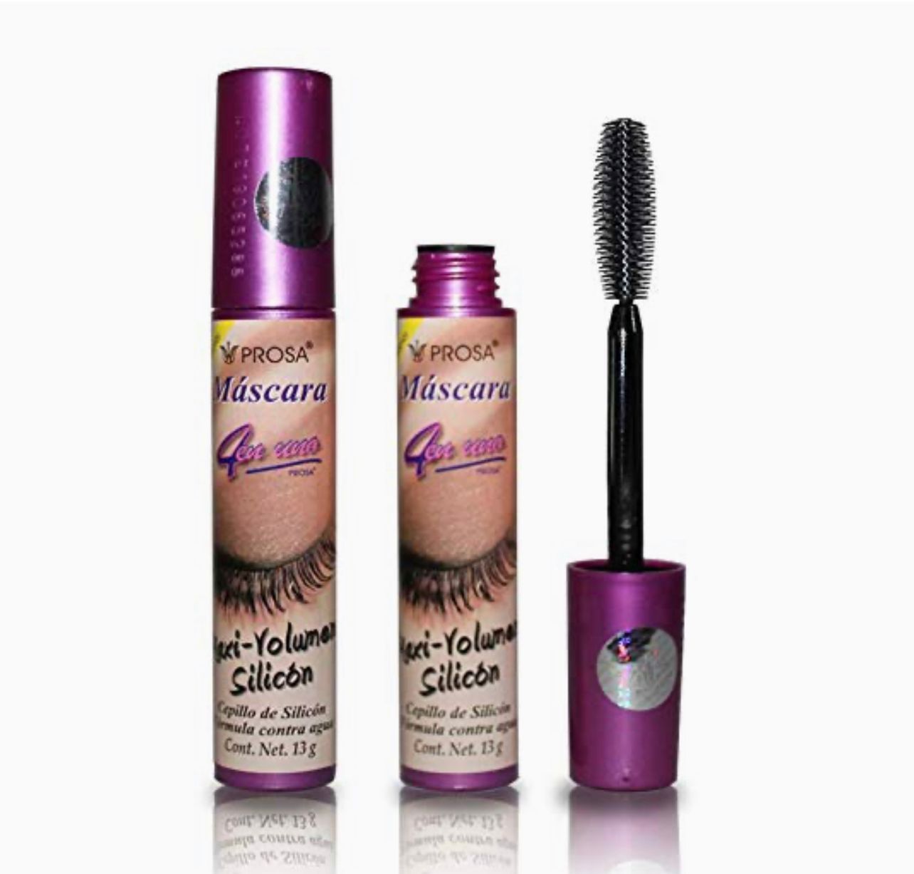 Mascara para pestañas Maxi Volumen Silicón PROSA